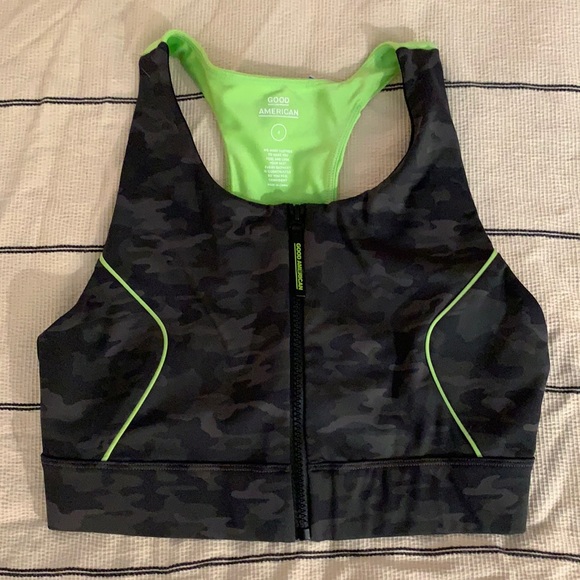 Good American Camo Sports Bra - Picture 4 of 9